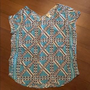 Lucky Brand Tribal print Tee